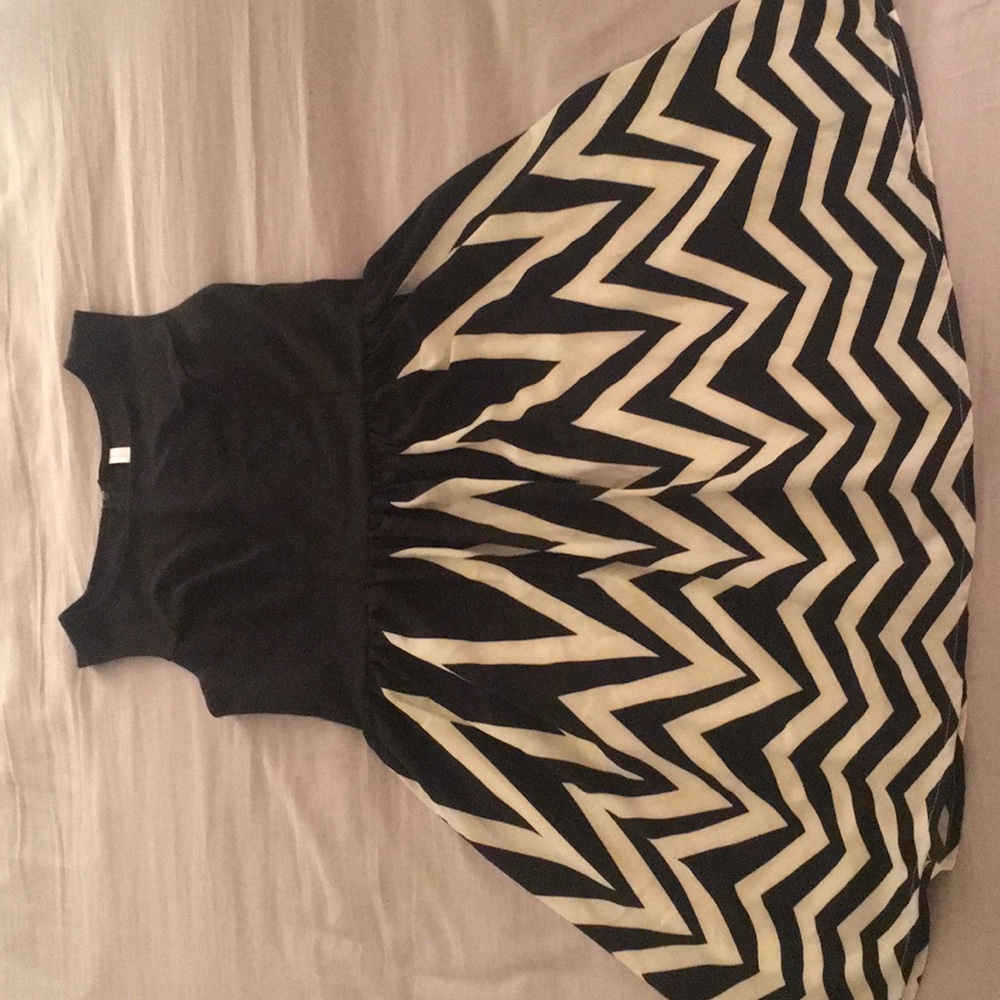 Black and white dress